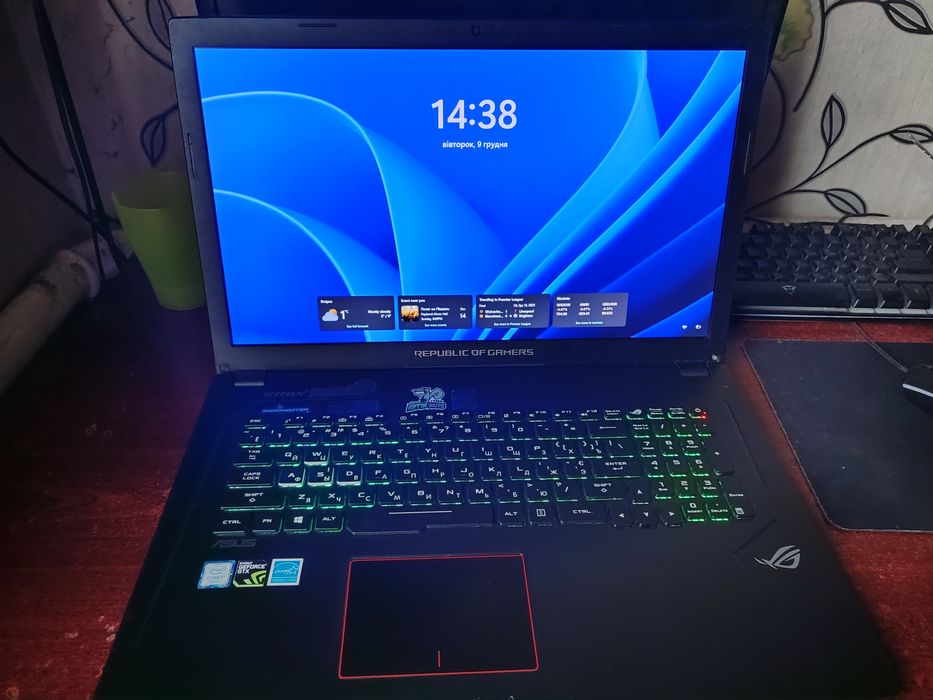 Ноутбук Asus ROG Strix GL753VE б/в