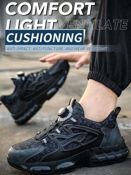 Wygodne buty robocze, sportowe buty robocze ze stalowymi noskami