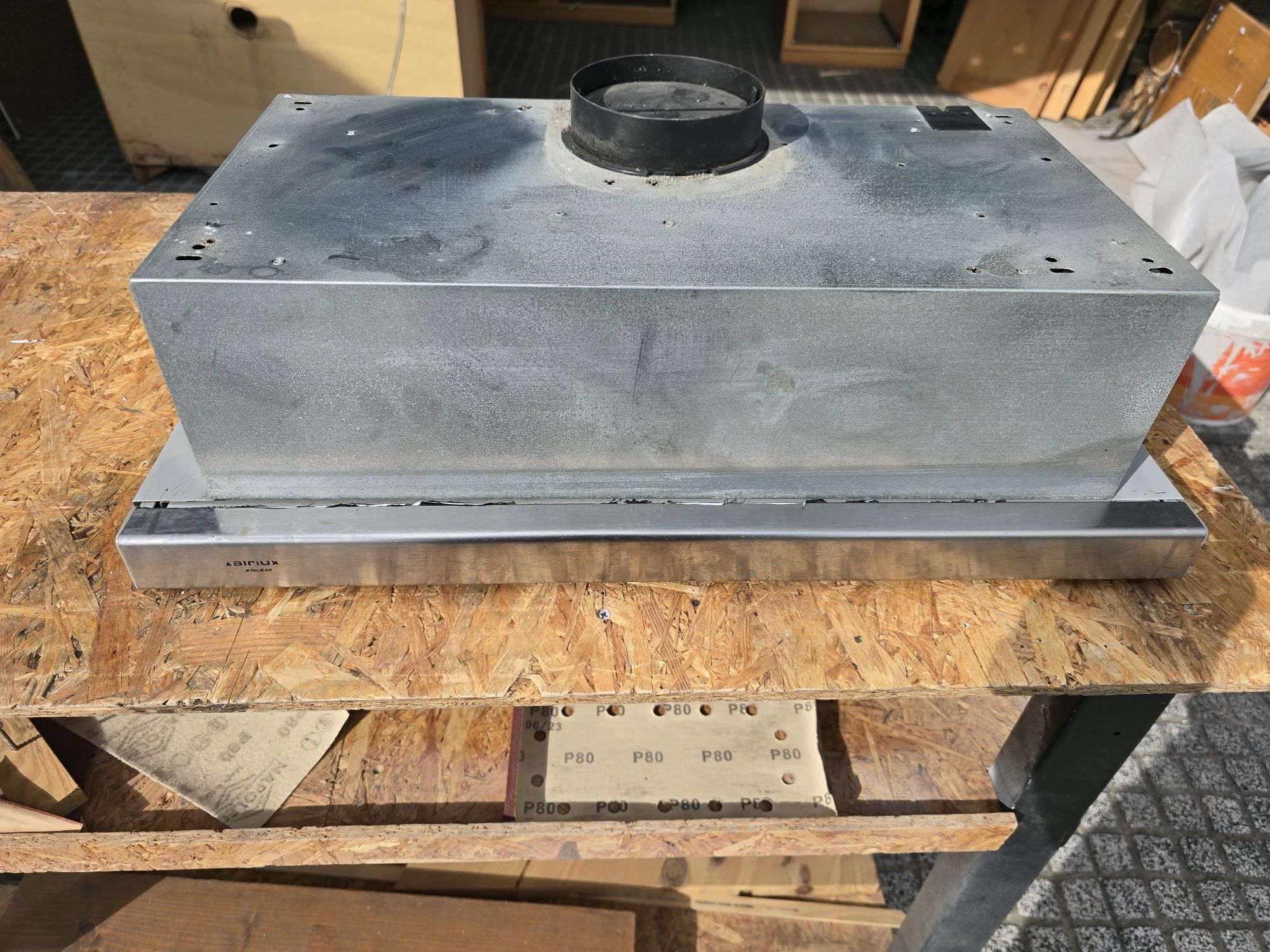 Forno/exaustor/fogão