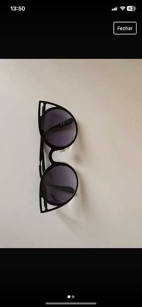 Óculos de sol formato de gato