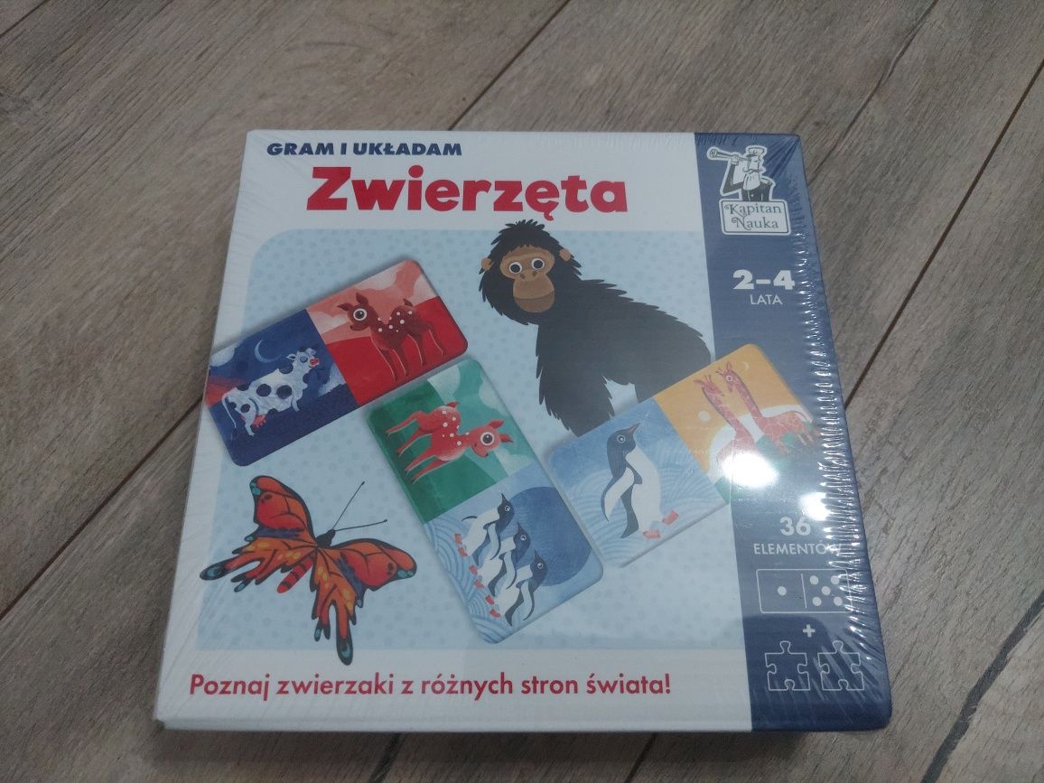 Nowa zabawka GRAM I UKŁADAM ZWIERZĘTA - Kapitan Nauka