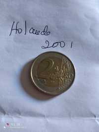 Moeda de coleção.  2€ Holanda 2001