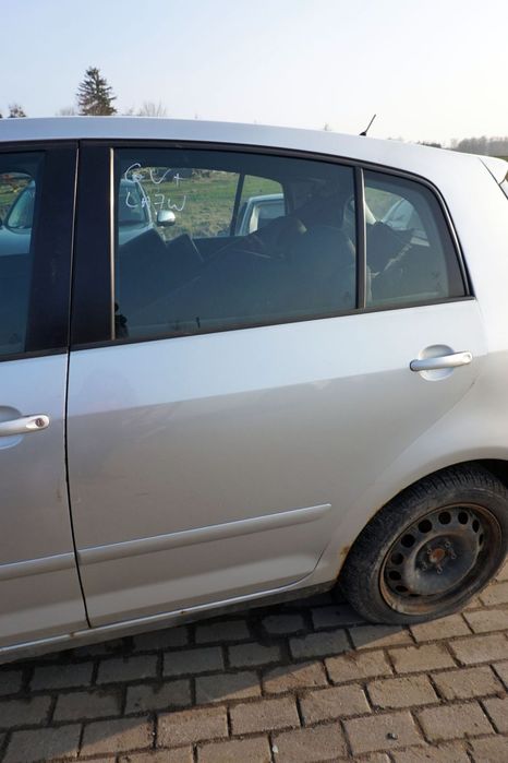 DRZWI TYLNE LEWE GOLF V PLUS 5M0 LA7W  SREBRNY VOLKSWAGEN 2005-2009