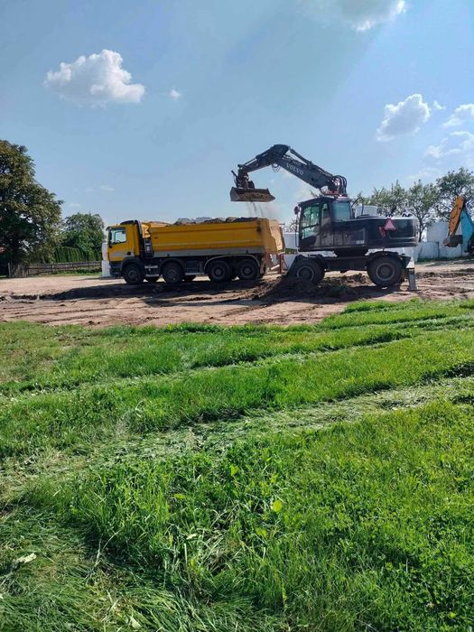 Wynajem minikoparka kret przecisk przebitka szambo