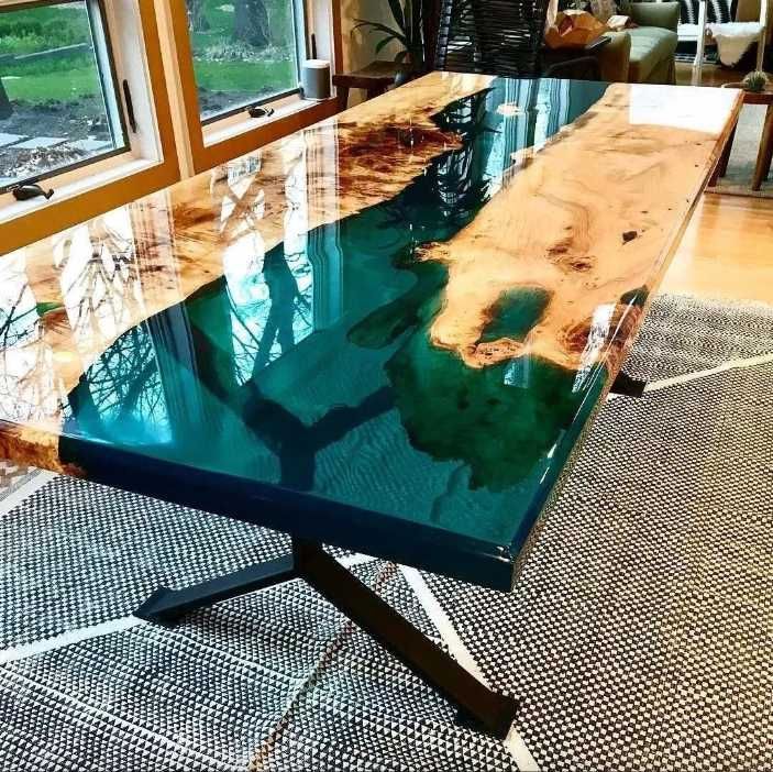 Mesas de Epoxy: Arte, Elegância e Exclusividade no Seu Espaço!