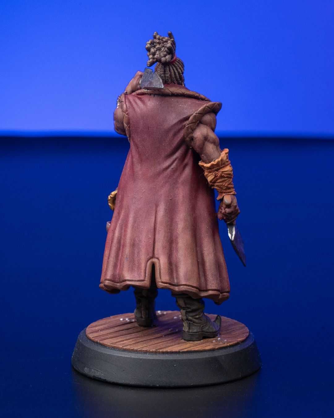 Grub piracki osiłek Figurka 32mm 14K Zgodna z DnD RPG