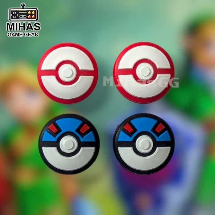 Накладки на стіки Nintendo Switch - Zelda, Pokemon, Splatoon, Mario