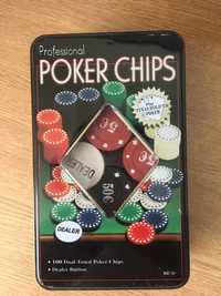 Набор для покера "Poker chips" (100 шт.)