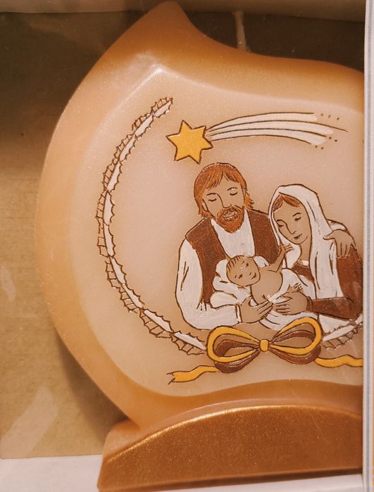 Świeca Bożonarodzeniowa handmade