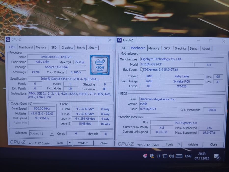 I7 7700 16Gb rx 5600 xt