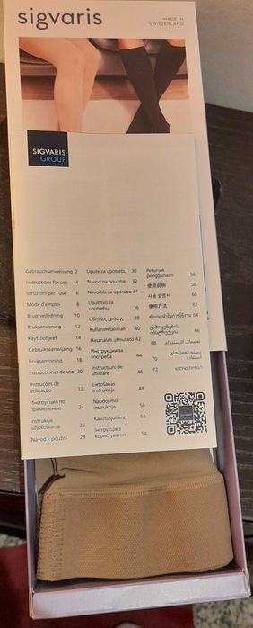 Meias medicinais de compressão (meia perna)