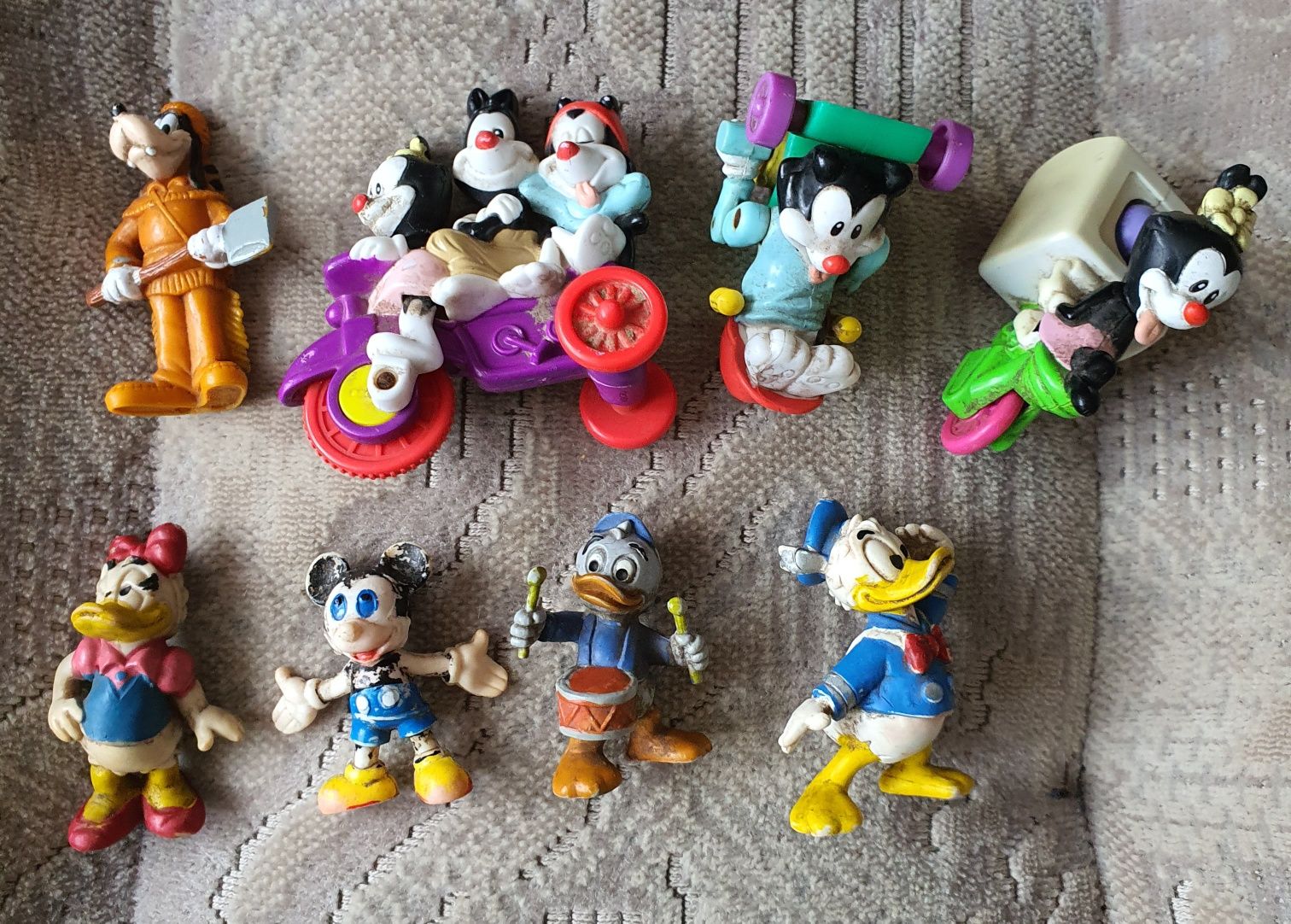 Disney MC Donald figurki PRL myszka Miki  kaczor Donald inne zabawki