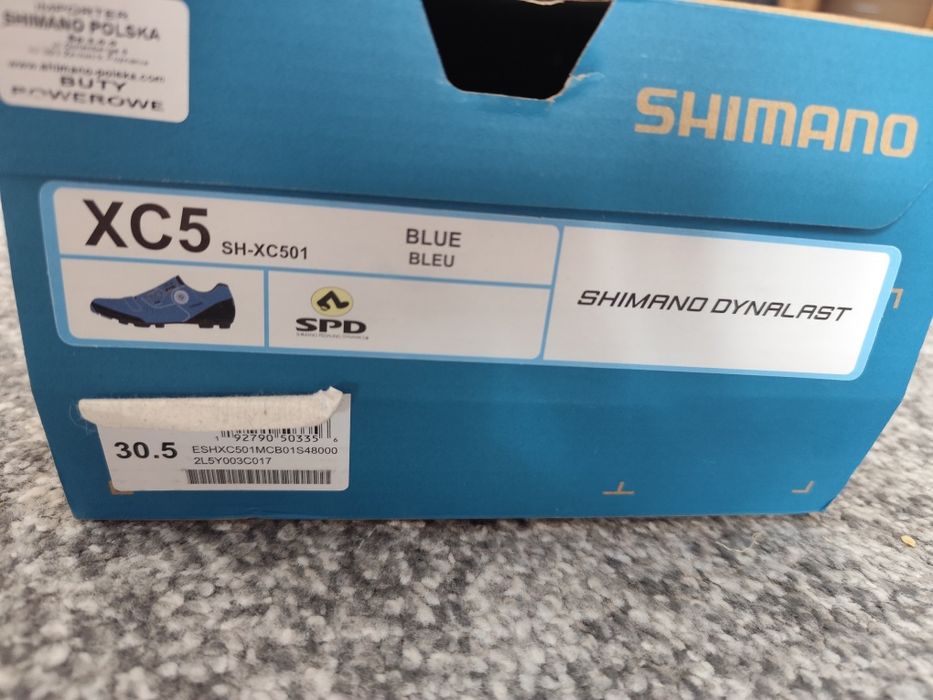 Buty Rowerowe Shimano XC5 Roz 48 30.5cm (realnie 46/47) BOA Gravel MTB