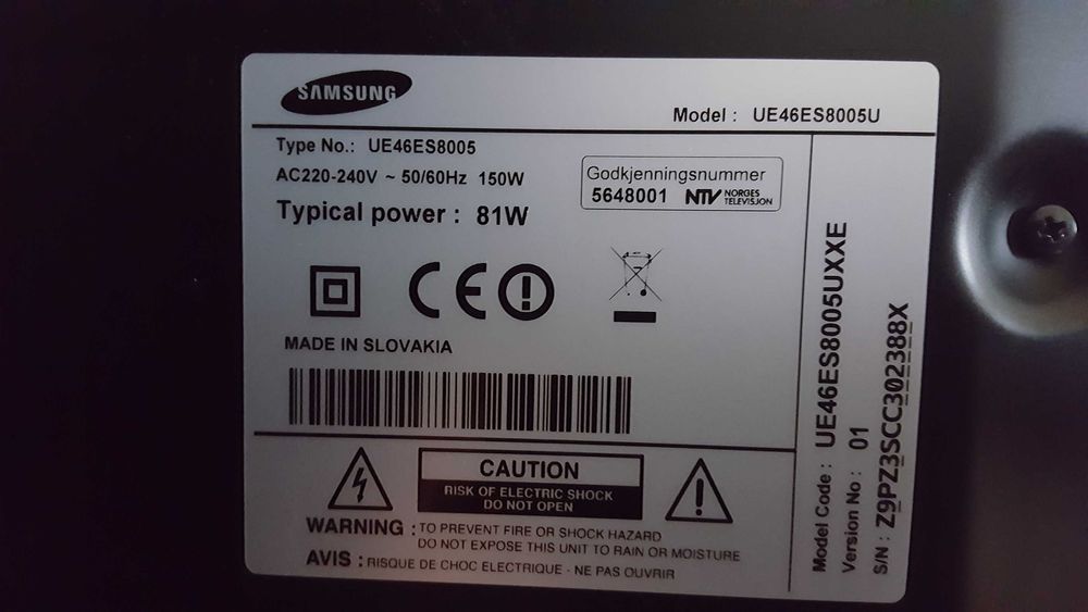 Telewizor Samsung 46" najwyzszy model