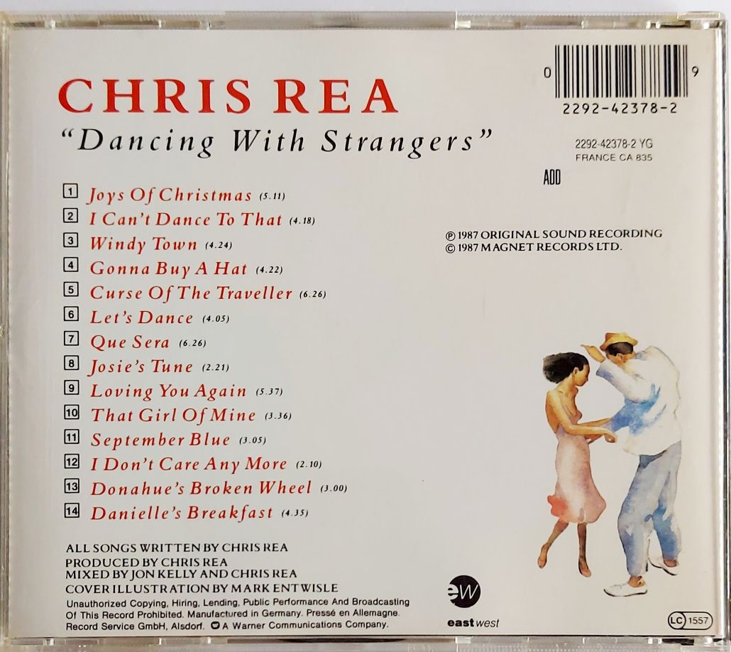 Chris Rea Dancing With Strangers 1987r I Wydanie
