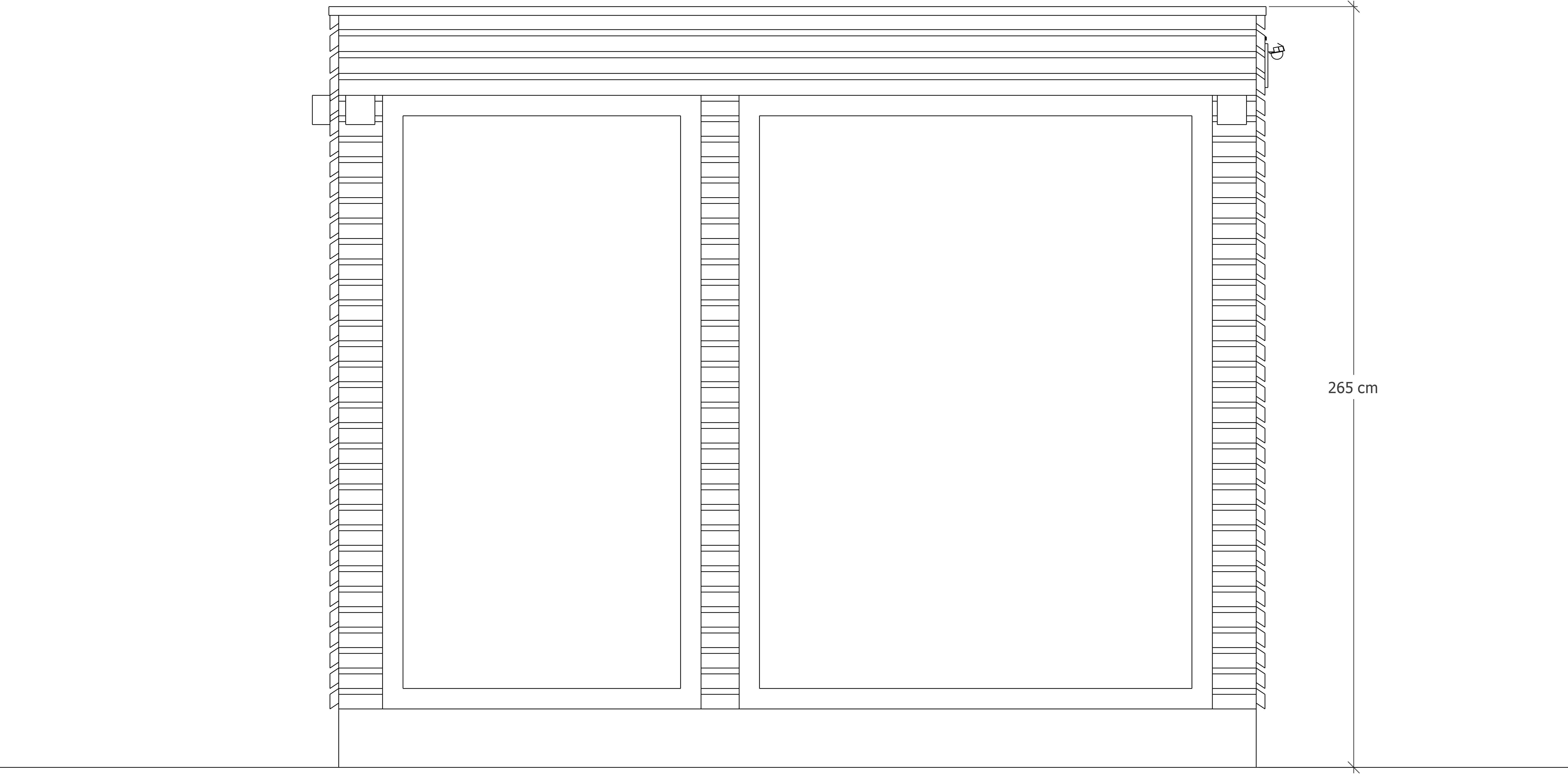 Sauna ogrodowa Xavier 320 cm x 250 cm