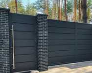 Паркан з панелей BOX. Ворота. Хвiртки. Автоматика. Установка