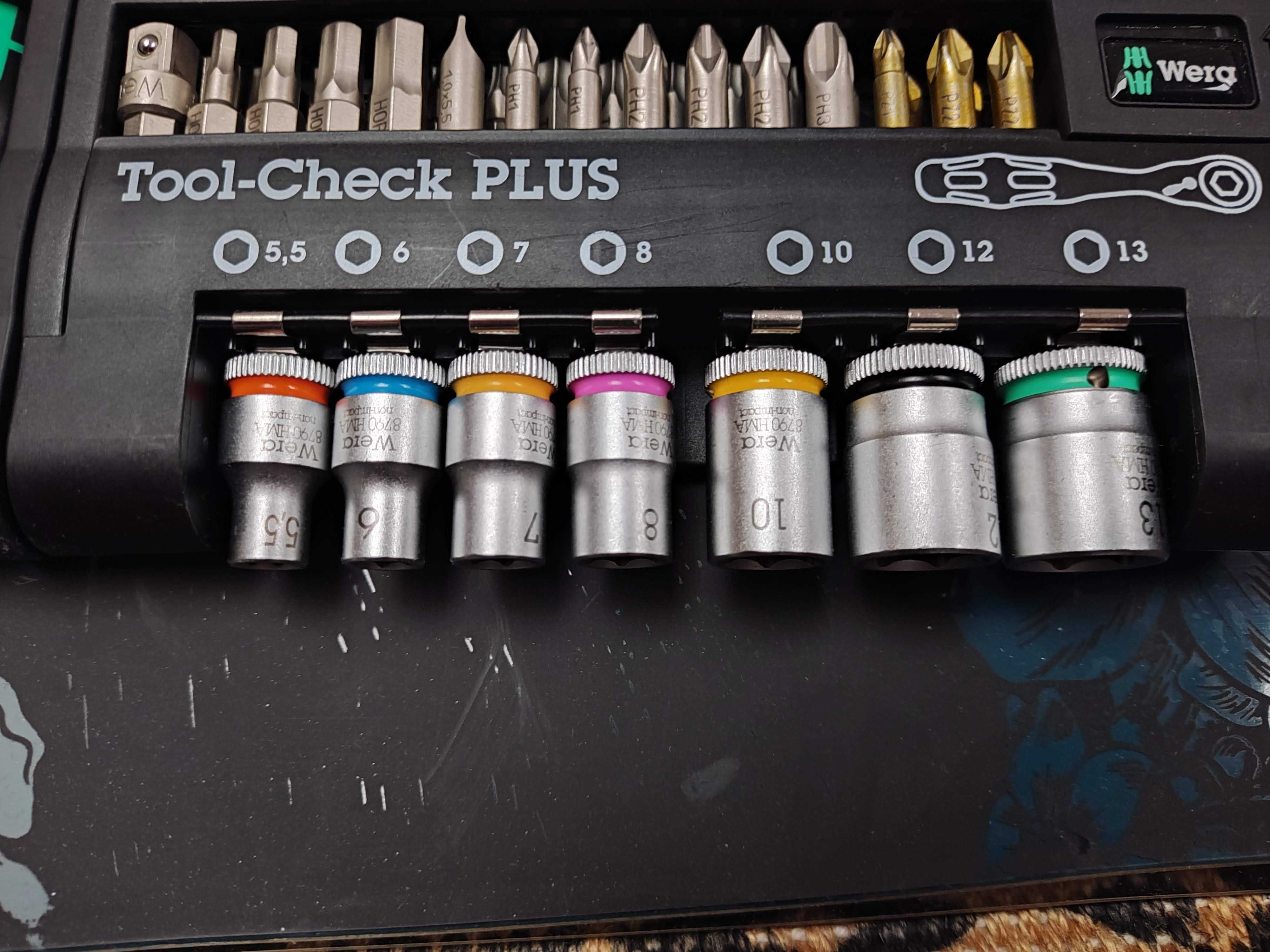 Wera Tool Check Plus z przyciskiem i klipsem