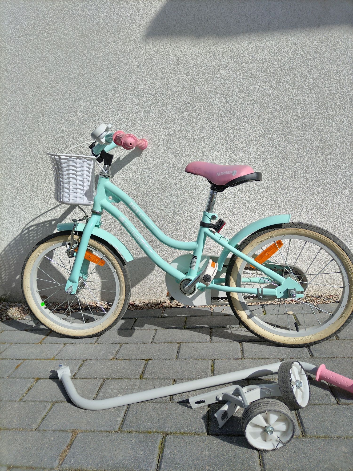 Miętowy rower bmx Sun baby koła 16"