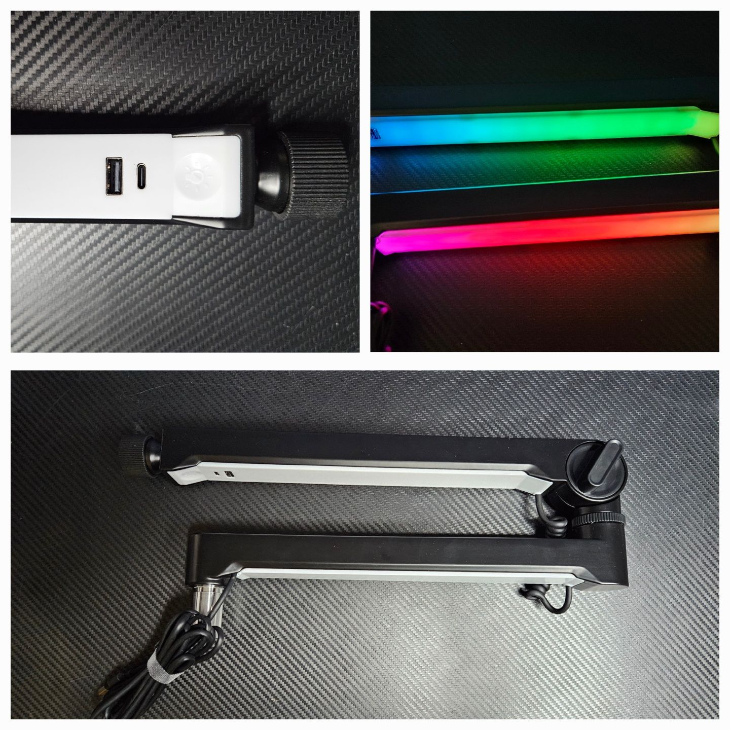 Ramie mikrofonowe Endorfy Broadcast Low Profile RGB Boom Arm