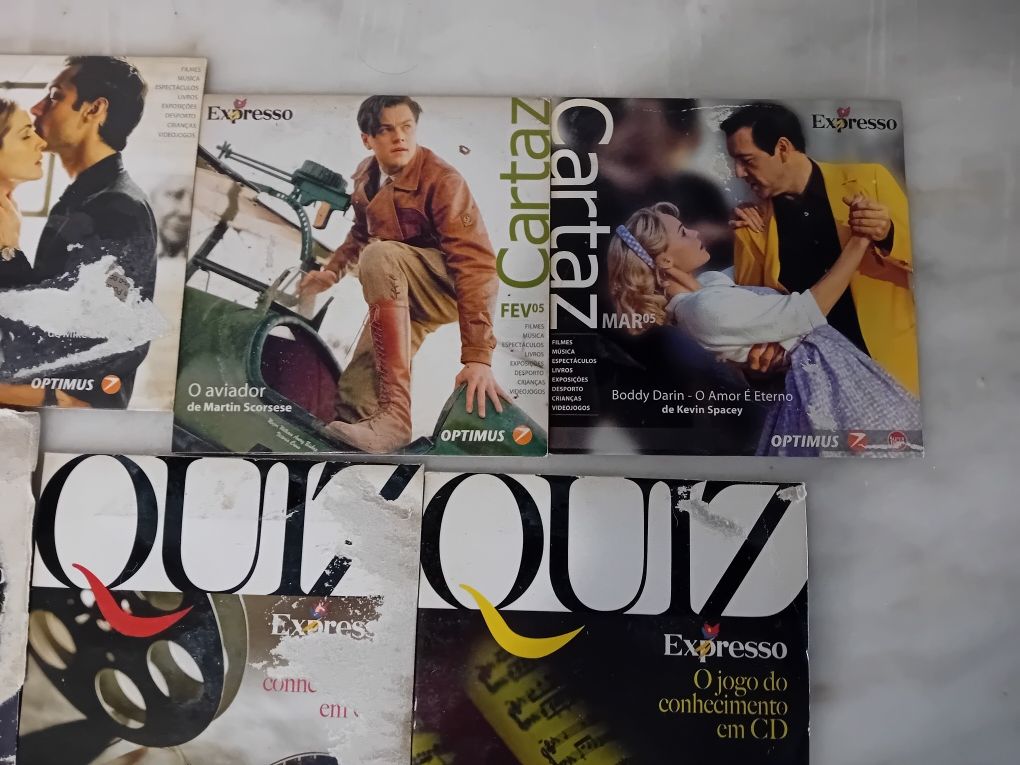 Conjunto de 9 Cds Rom Diversos Expresso