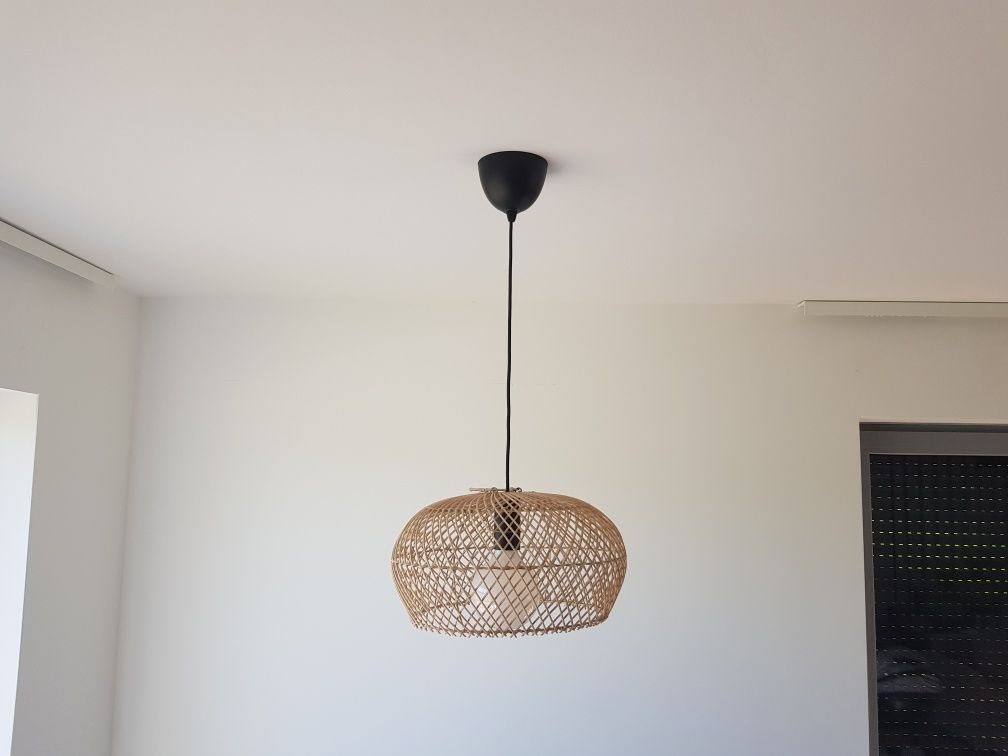 Boho klosz rattanowy pleciony Bali