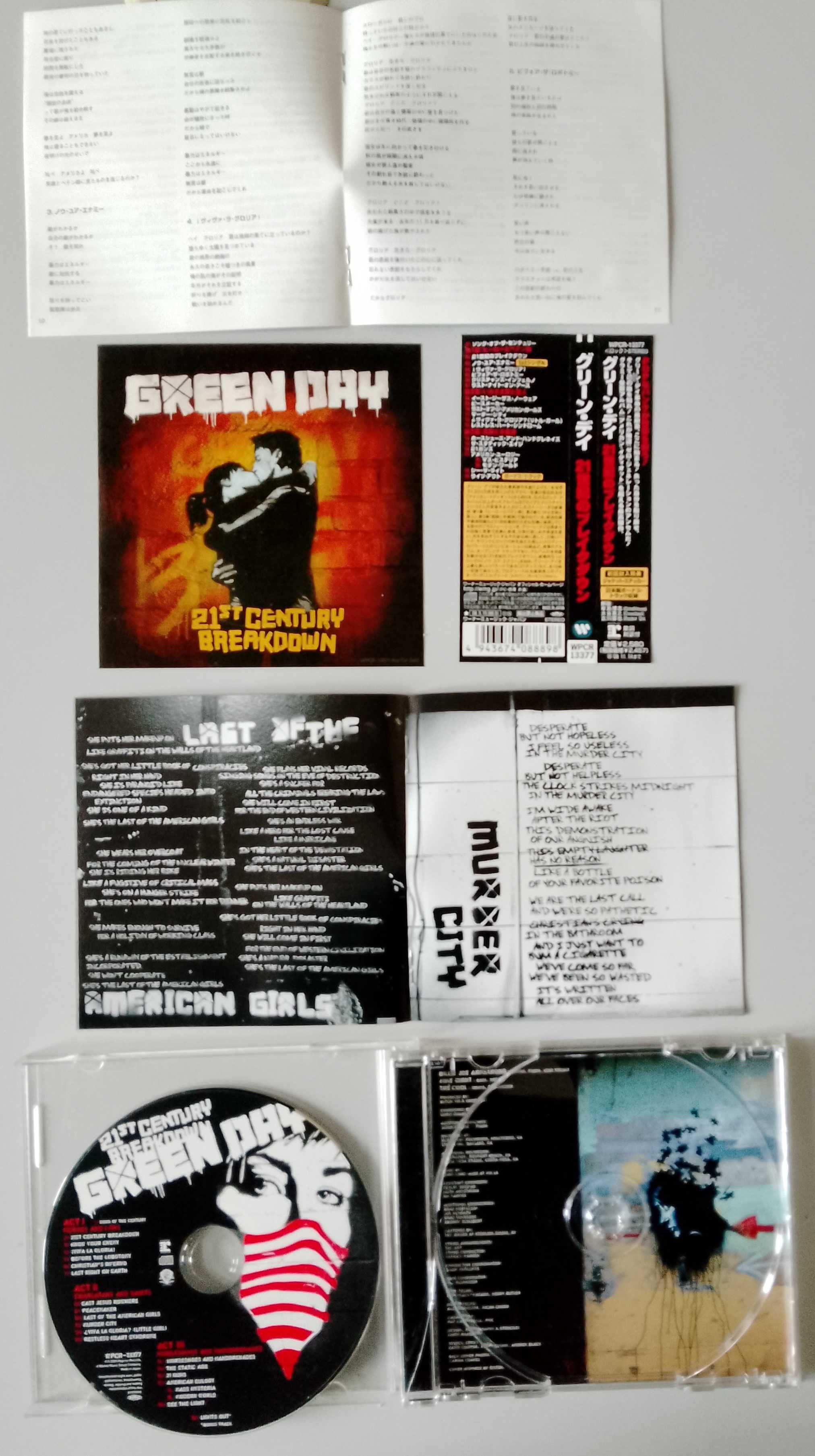 CD Green Day ‎– 21st Century Breakdown (2009, Reprise Rec WPCR, Japan)