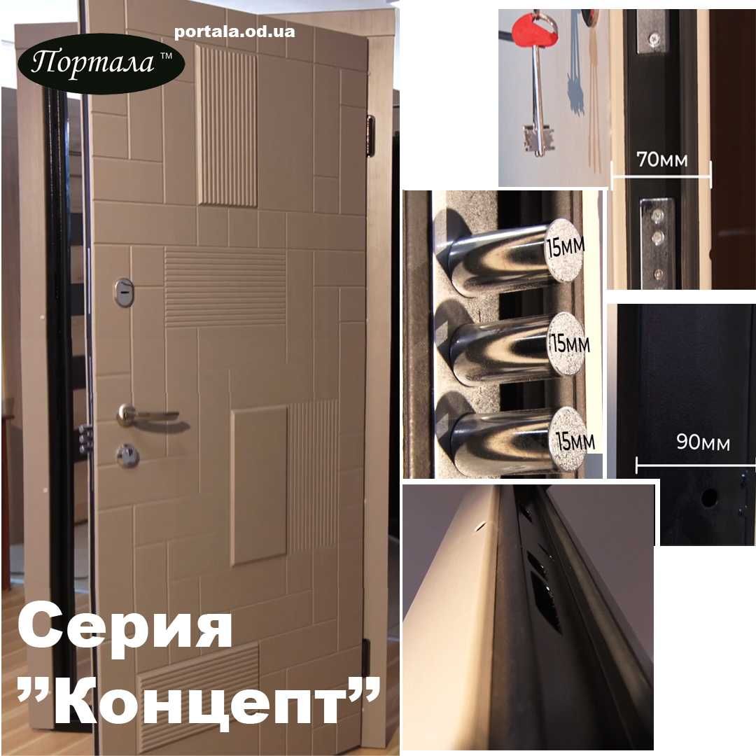 Вхідні двері для квартири "Портала" (Концепт) ― модель Сан Марино