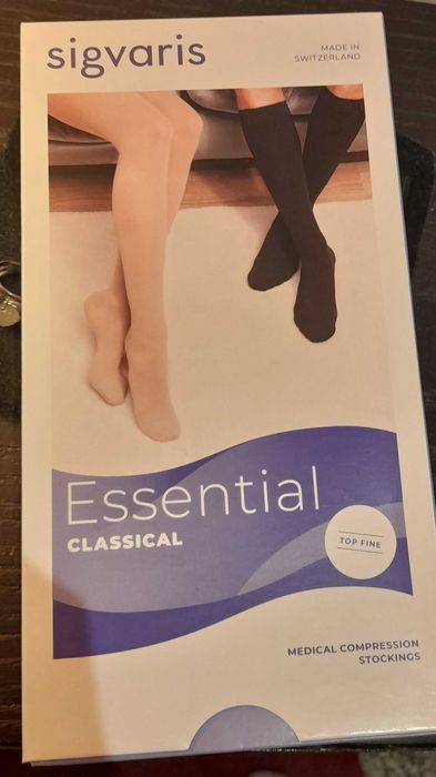 Meias medicinais de compressão (meia perna)