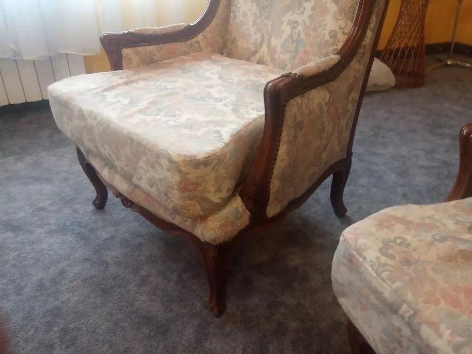 WŁOSKIE ręcznie robione Stylowe meble LUDWIK drewno naturalne