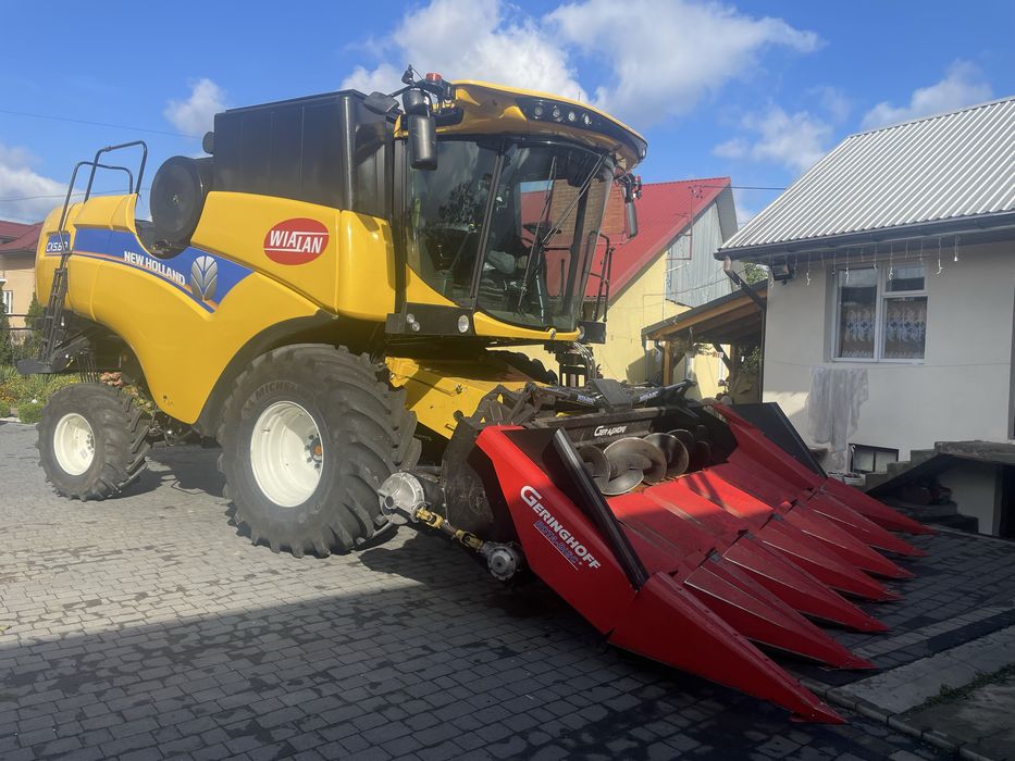 Usługi kombajnem , zbiór , koszenie kukurydzy