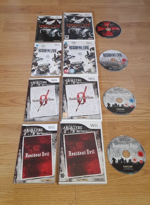 Jogos Resident Evil Wii/Wii U (Pistola Wii + Comando Pro + Clássico)