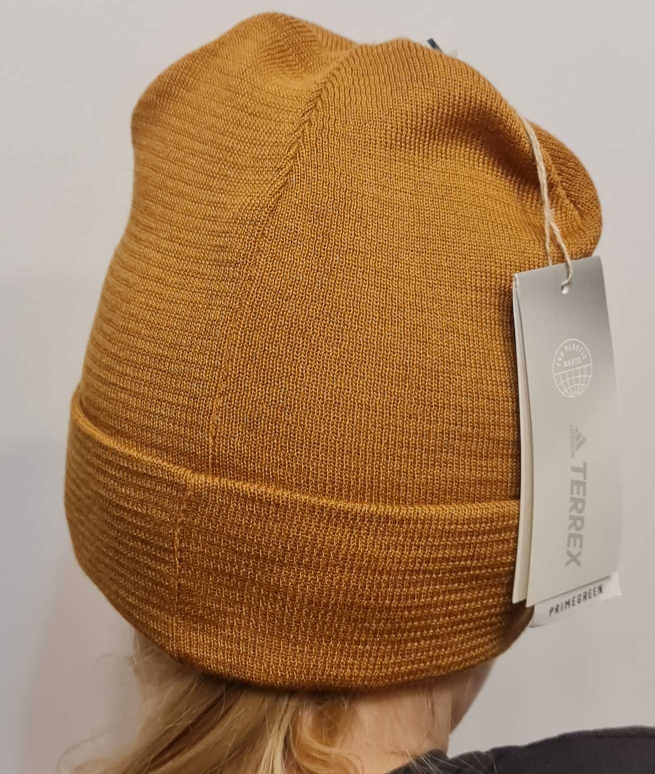 Nowa Czapka Beanie adidas Terrex Primegree GU2086 beżowy OSFY
