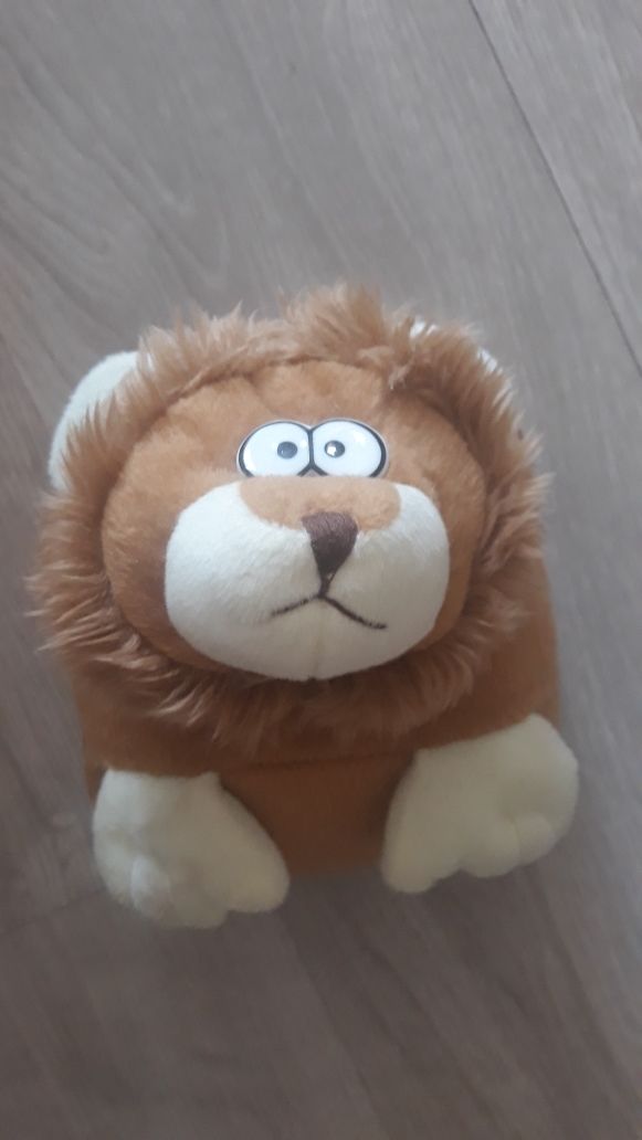 Porta cds peluche leão