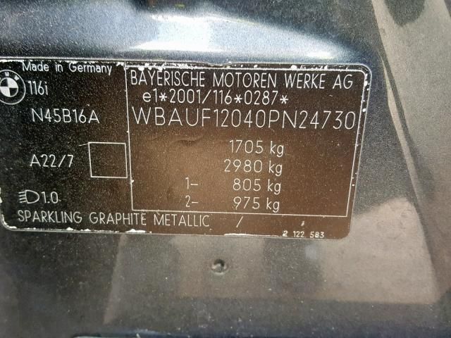 Karoseria BMW e87 e81 e82 SPARKLING GRAPHITE Maska Zderzak Drzwi Klapa