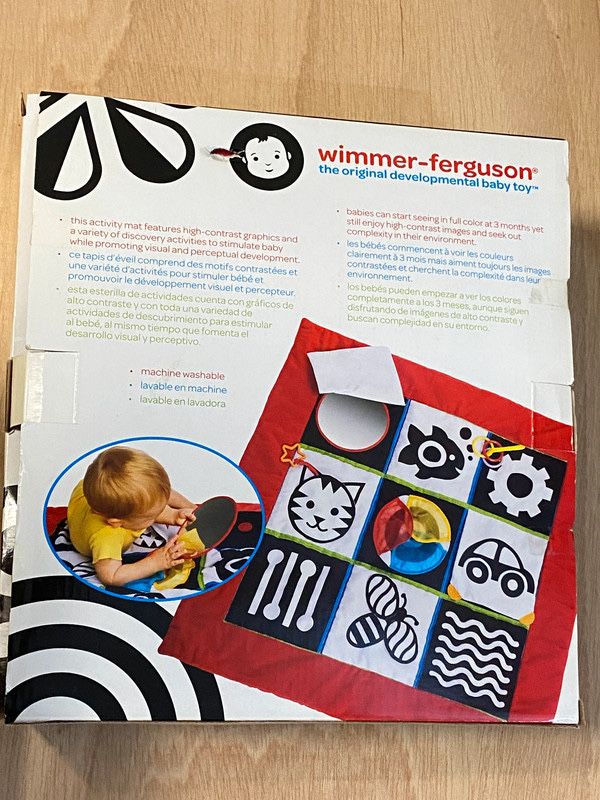 Tapete sensorial para bébés