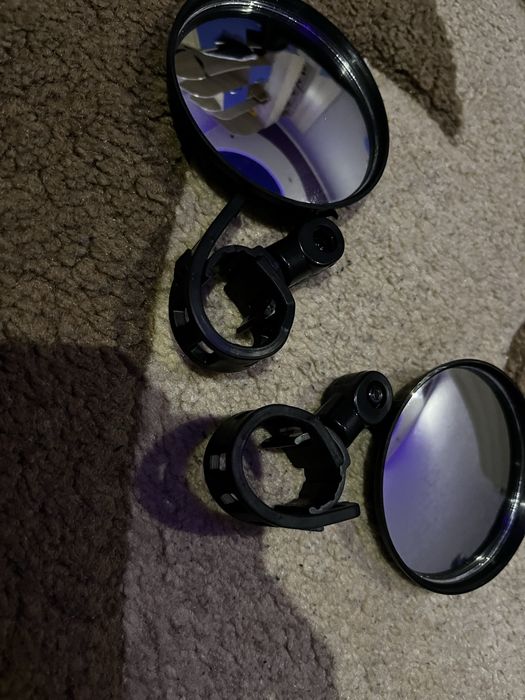 Панорамные зеркала заднего вида на руль мотоцикла (круглые) мото