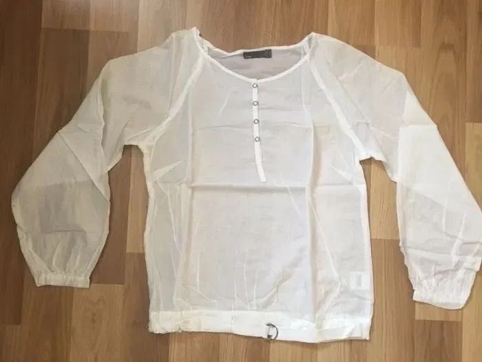 Nowa bluzka mgiełka Mexx rozm. S/M tunika plażowa biała