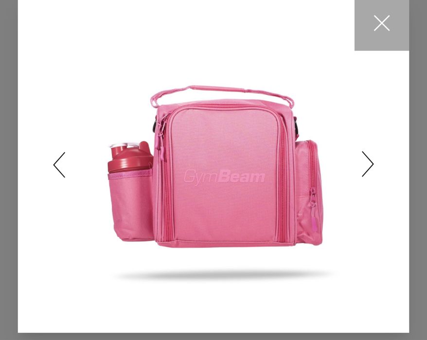 Спортивная сумка для еды gymbeam fit prep pink