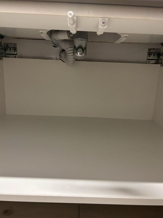 Szafka pod umywalke taupe, blum, egger