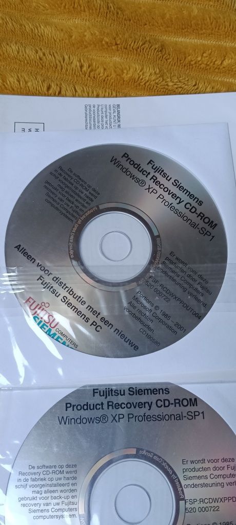 Windows XP Professional SP1 nowy we folii