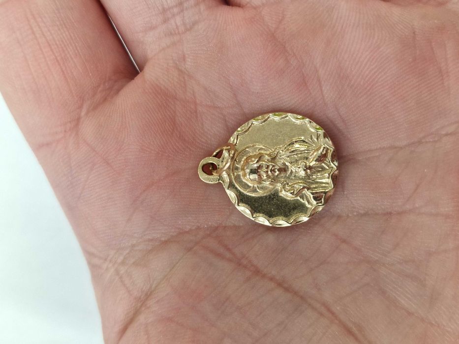 Złoty wisiorek/ Szkaplerz/ 583/ 4.69 gram/ Polska 1986-96