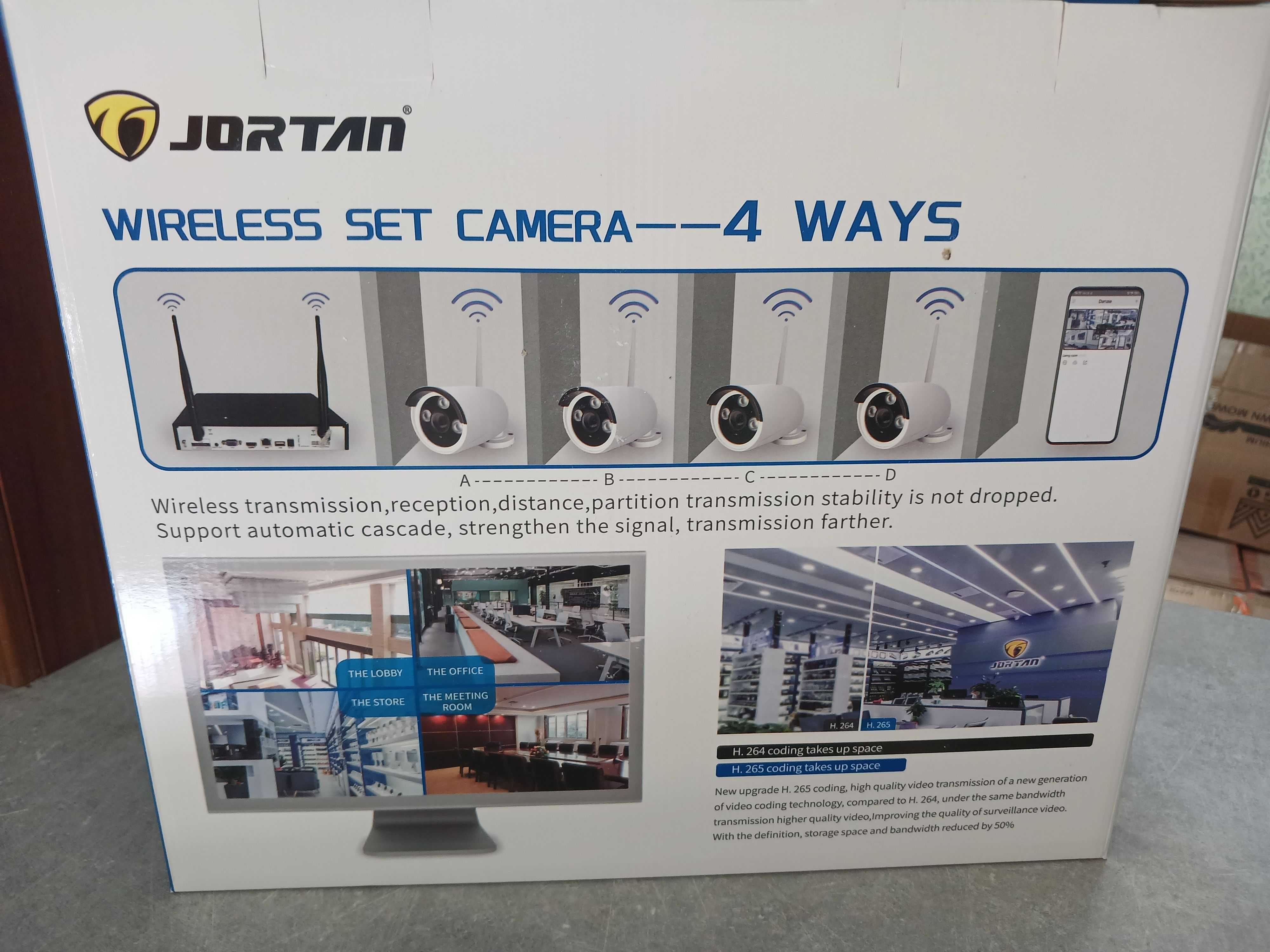Комплект 4 WIFI камеры видеонаблюдения 1Mp