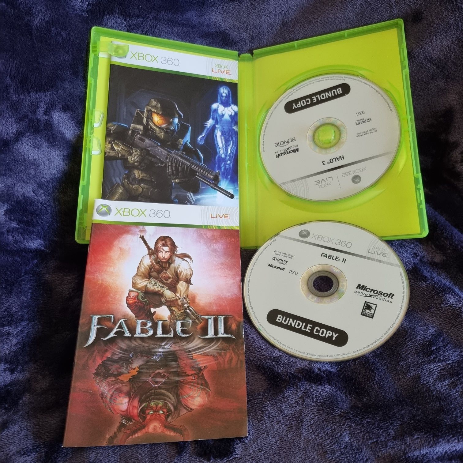 Fable 2 + Halo 3 Xbox 360