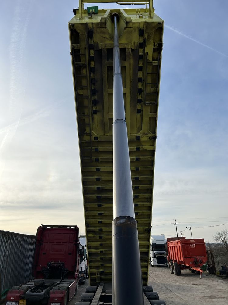BENALU naczepa wywrotka klapodrzwi 50m3 cała aluminiowa
