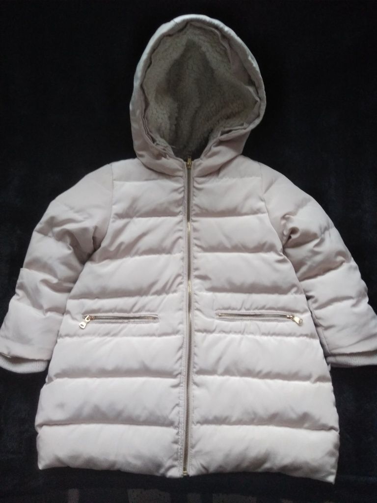 Kurtka zimowa płaszczyk Zara 98