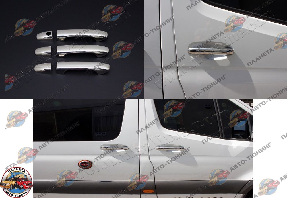 Хром решетка ручки зеркала накладки Mercedes Sprinter W907 2018-2022