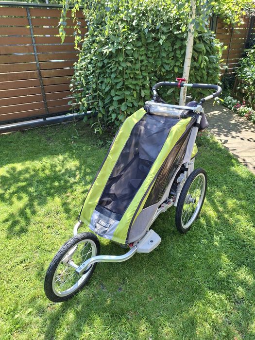 Thule Chariot Cougar 2. Przyczepka rowerowa biegowa. Gratisy.