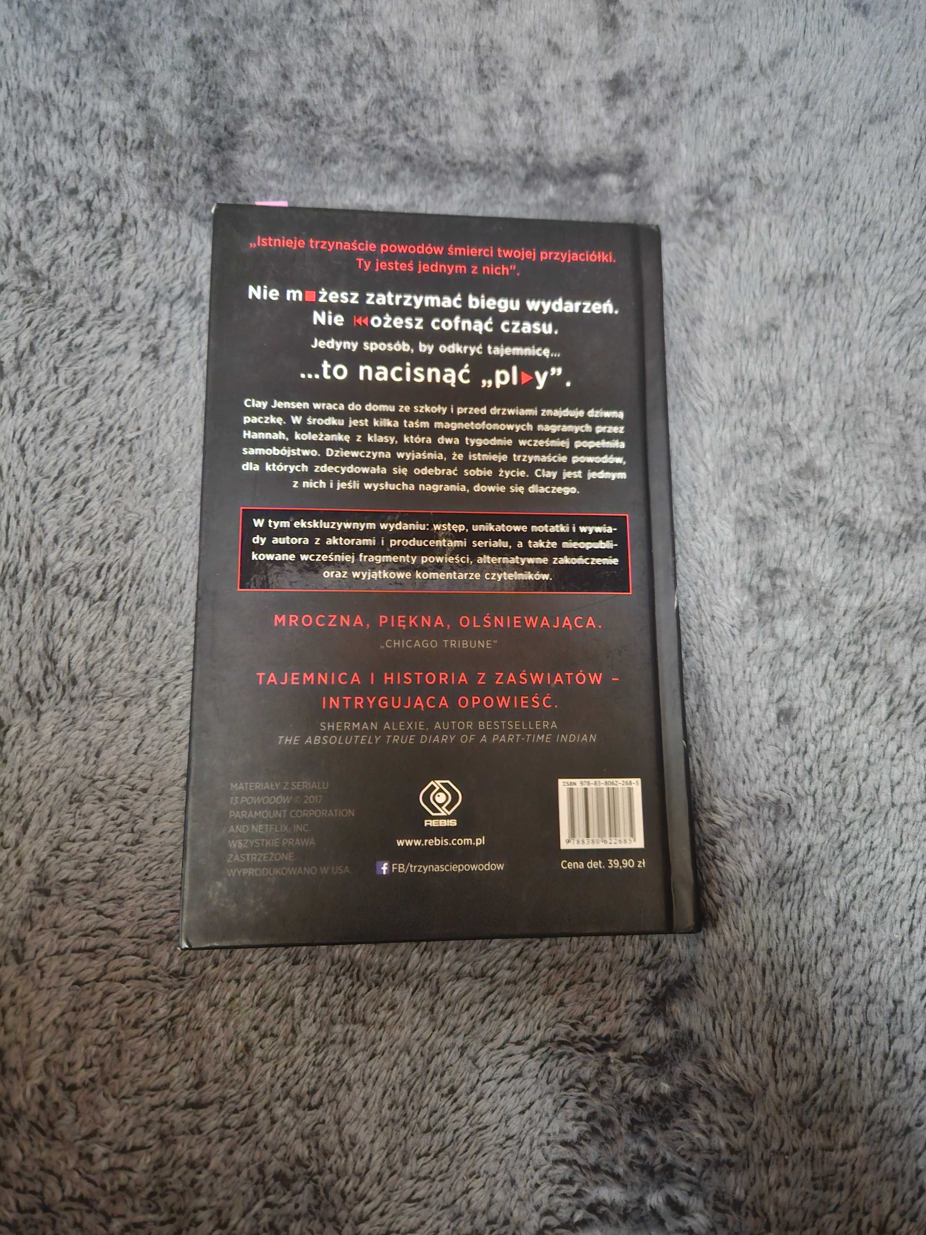 Książka "13 powodów" Jay Asher, edycja specjalna