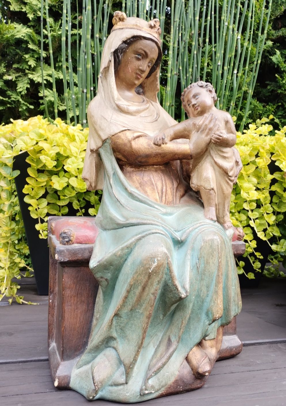 Matka Boska Maryja Madonna stara figura figurka